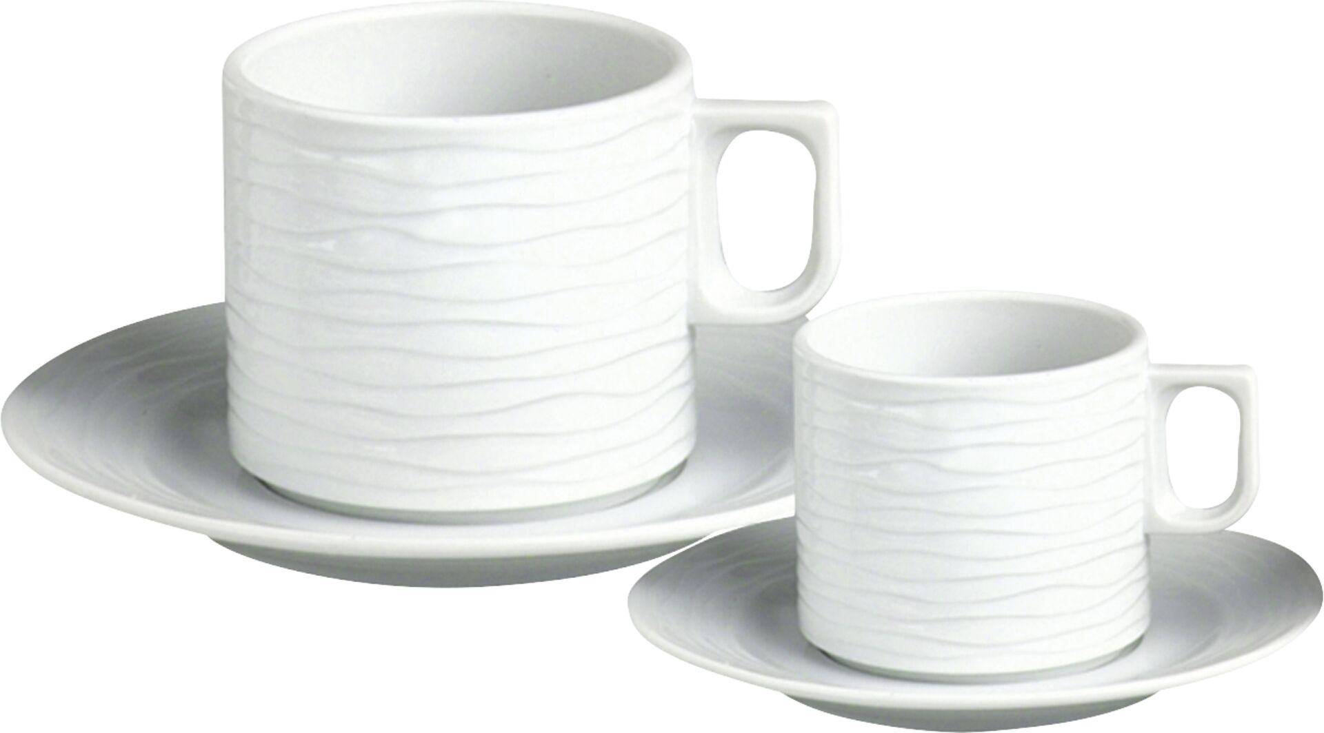 Hotelporzellan "Curved" Tasse Obere Kaffee